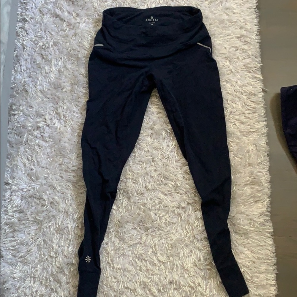 Navy Athleta Leggings